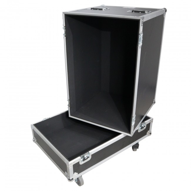 Universal ATA Single Speaker Flight Case fits most sized speakers 27x30x18 in.