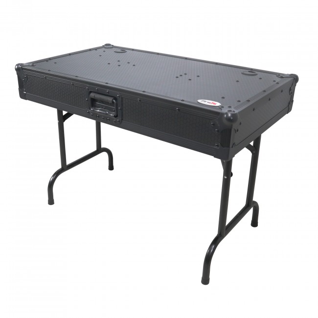 3FT Gig-Table™ Universal Fold Out DJ Booth 26 Floor Height | Black Finish