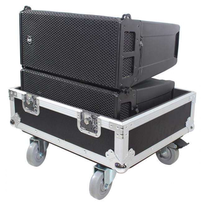 Line Array Flight Case for 2 RCF HDL6-A HDL26-A Speakers W/Wheels