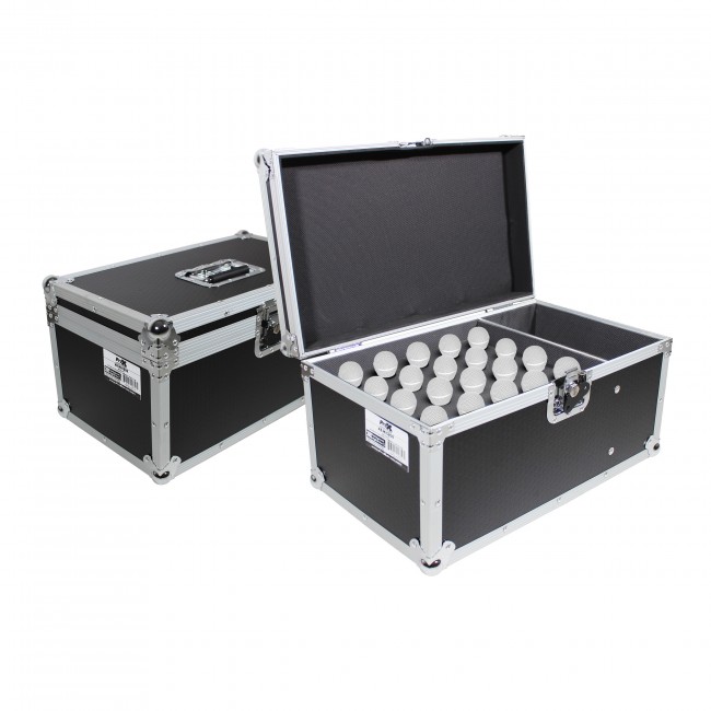 ATA Flight Case for (20) Wireless Wired Microphones with Additional Storage