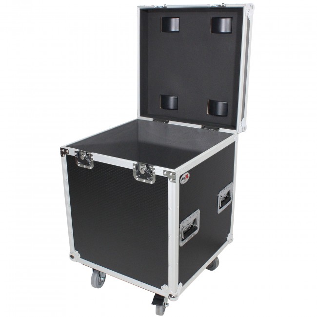 ATA Utility Flight Travel Heavy-Duty Storage Road Case with 4 in casters – 22.5x22.5x25 Exterior