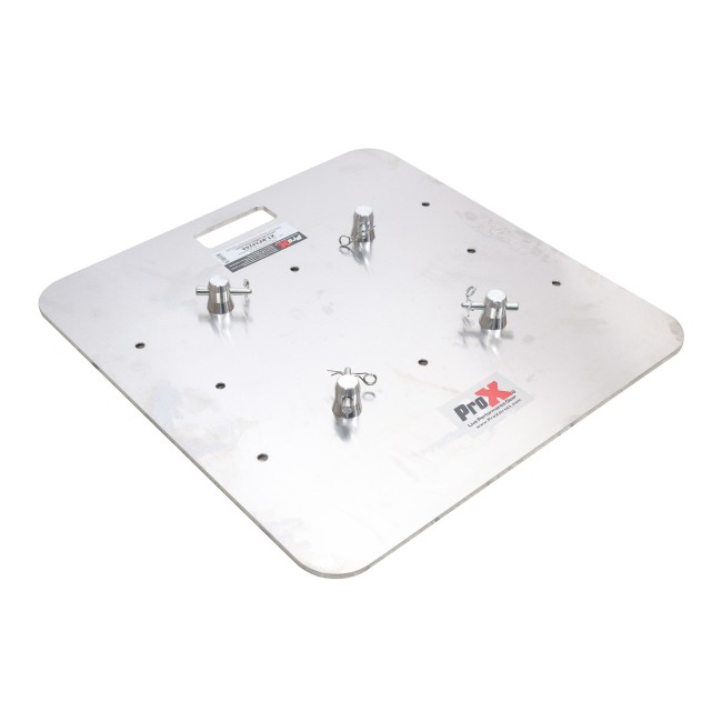 24 x 24 8mm Aluminum Base Plate F34 Trussing Includes Conical Connectors