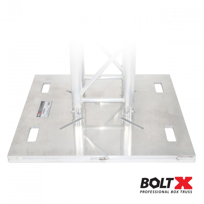 BoltX 24 inch Steel Aluminum Base Plate, Top Plate on a 1″ Raised Frame for Bolted Box Truss