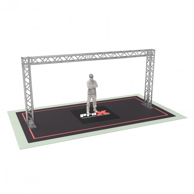 Goal Post 9.8 x19.68 Exhibition Module Finish Line Stand Truss Package 